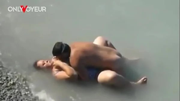 Beach Voyeur. Lucky guy caught BBW size mermaid in the sea