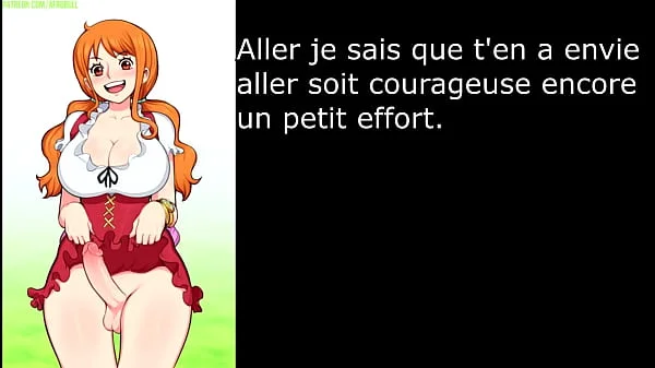 Hentai joi Nami FR One piece Futanari Assplay, CEI, Ass to mouth