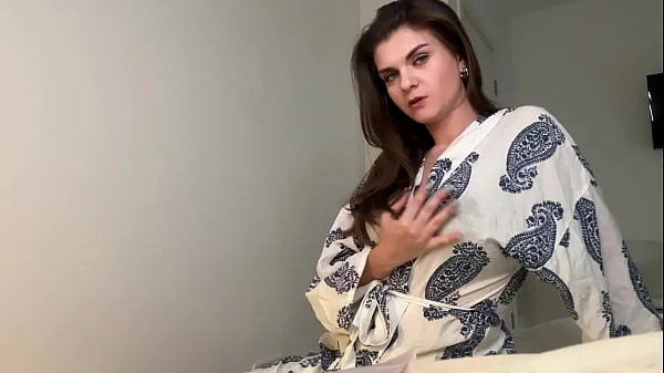 Stepmother was caught by her stepson in her bedroom while she cumming