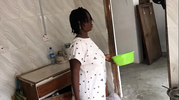 KITCHEN FREESTYLE SEX WITH THE SEXY HOUSE MAID