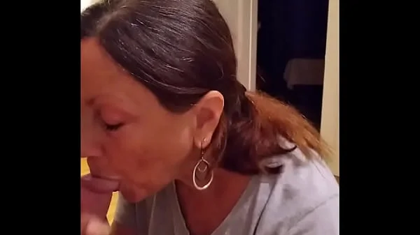 Mature MILF Candi Annie Sucks Cock on Demand and Swallows Mouthful of Cum