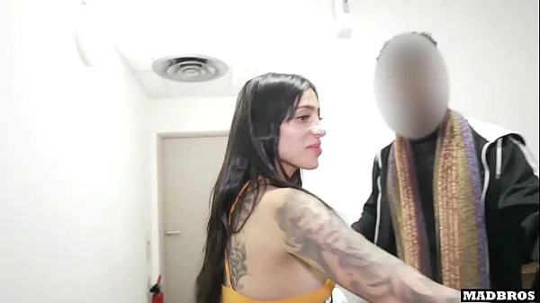 A Very Hot Colombian Girl Fucked In A Laundromat And In The Toilets !!!