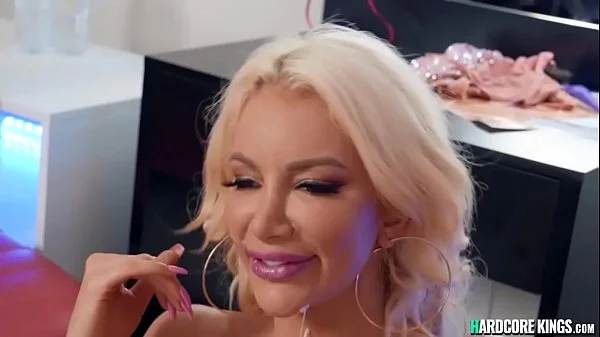 Fan fucks huge tits MILF pornstar