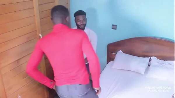 POV Hot threesome between an important businessman and a libertine couple after a satisfied day at work that deserves a well-deserved relaxation in black Africa on African Bi and lesbians