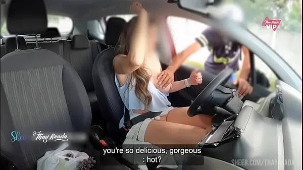 I stopped a stranger on the street to ask directions and let him make me come, with english subtitles