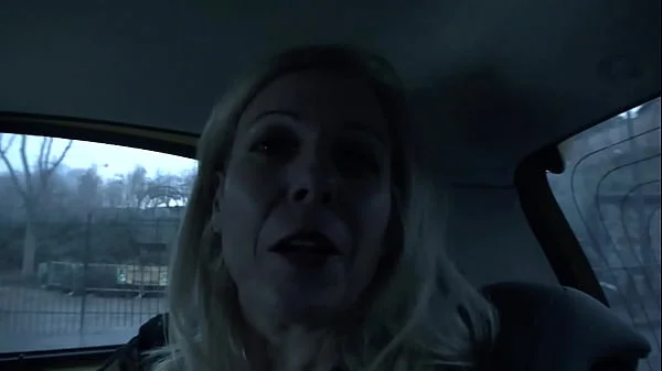 Cougar interviewd and fucked in threesome