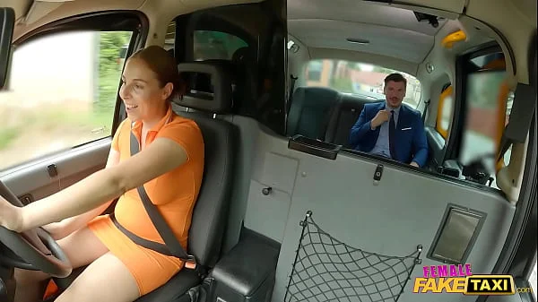 Female Fake Taxi This guy gets lucky with a horny female taxi driver