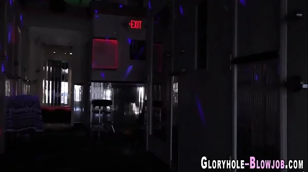 Big fake tits gloryhole milf sucks and fucks