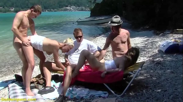 b. public family therapy beach orgy