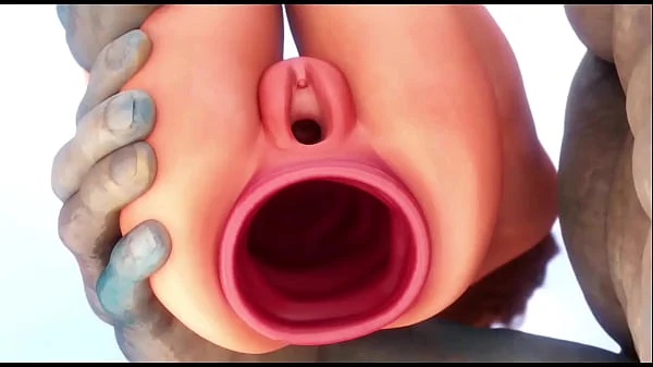 Horny bitch got a really big cock in her ass