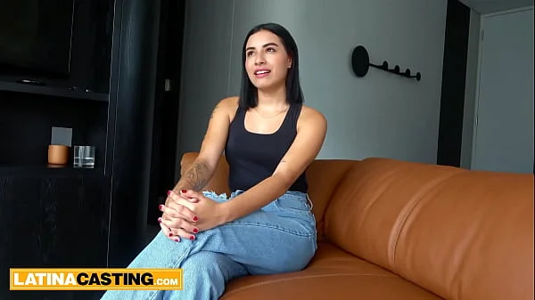 Small tits big booty Amateur 18yo Colombian hot POV cowgirl fake casting!