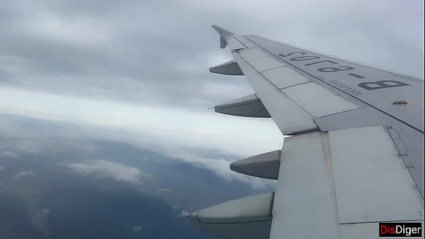 Risky Public Jerking Off On A Plane Full Of People - Public Dick Flashing