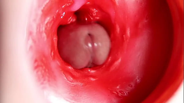 This beautiful pussy is pulsating and squeezing my cock! Camera inside the hole!
