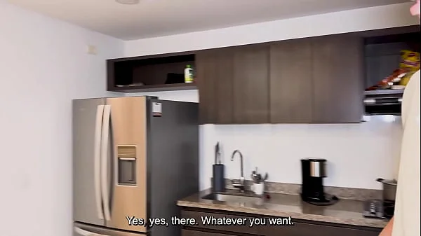 Colombian Babe fucks her Spanish neighbor while her parents are not home, her perfect pink pussy makes him come so fast! Daniela Andrea and Brady Bud