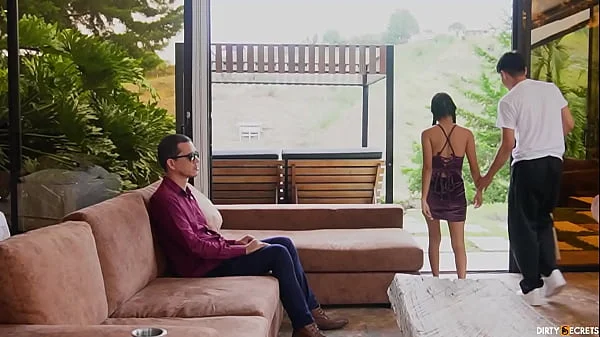 I FUCK A BLIND MAN'S DAUGHTER NEXT TO HIM, CUM DROPS ON HIM AND HE THOUGHT IT WAS CREAM