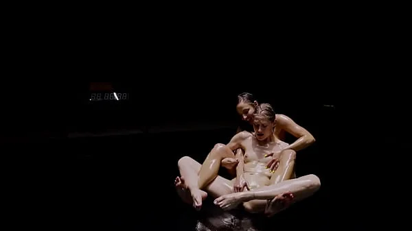 Hot Girls In Competitive Extreme Oil Sex Fight - Amirah Adara vs Tiffany Tatum Fight For Domination