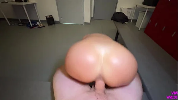 POV British Bombshell Stretched In Locker Room - Bonnie Blue