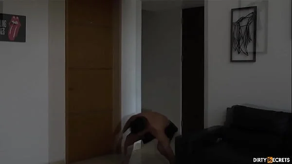 FOR FEAR OF AN EARTHQUAKE MY STEPFATHERS LET ME REST IN THEIR BED AND I END UP FUCKING MY STEPMOTHER