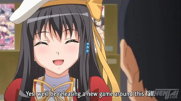 Touching her Sneakily in Public! - Hentai [Subtitled]