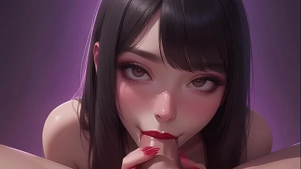 Please Cum In My Mouth - Young Asian Blowjob POV - AI