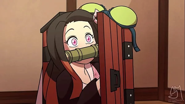 Mitsuri e Nezuko lésbica - Animação Demon Slayer Hentai