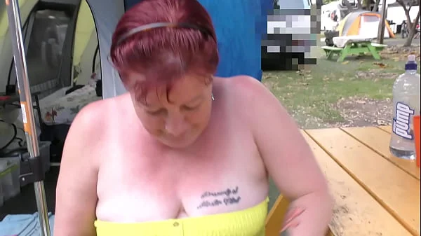 Blatant Public Display at the local Holiday Park by trashy Kiwi MILF. Trailer