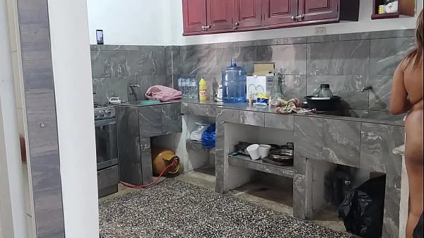 stepdaughter naked, stepfather at home