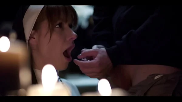 Russian Redhead Nun Used in Freeze Time Fuck - Hot Blasfemy Real Life Doll Sex with Sata Jones