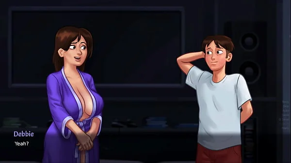 Summertime Saga - Milf Stepmom gets a sexy massage- Part 1