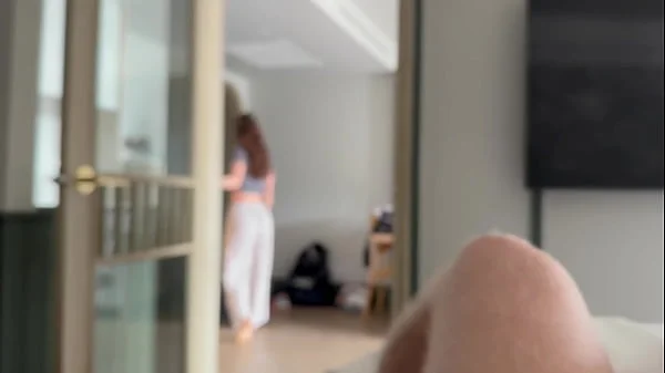 Sharing Hotel Room with Hot Stepsister!