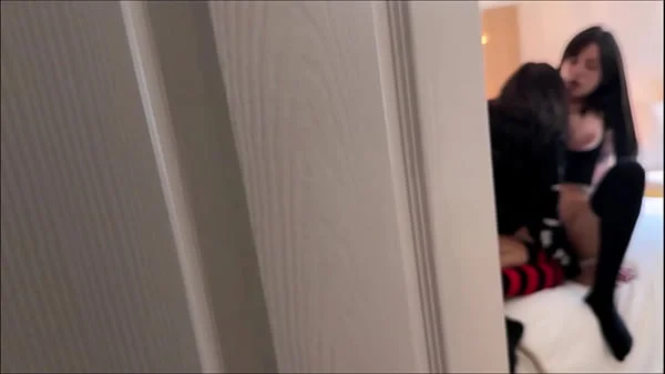 Goth Girlfriends vs Horny Step Brother - Effy Cutie & Natasha Noel - Family Therapy - Alex Adams