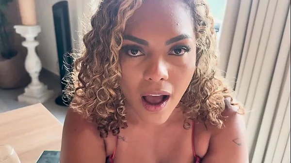 Curvy Hot ebony milf its planted for her Date and fuck the chef big cock for confort- Carla Morelli