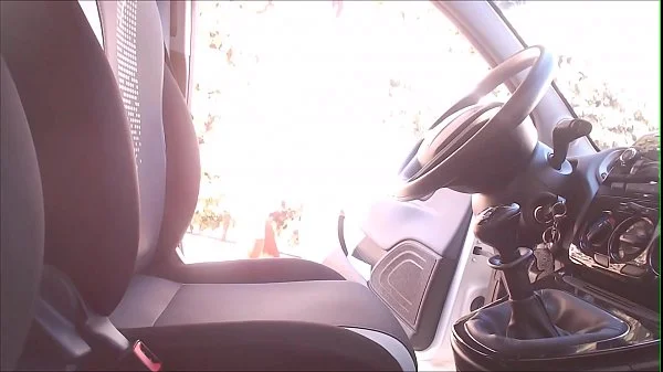 Your takes you to you want to spy on her while driving masturbate for her!