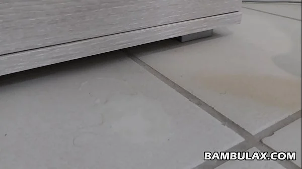 Ebony close up cum inside