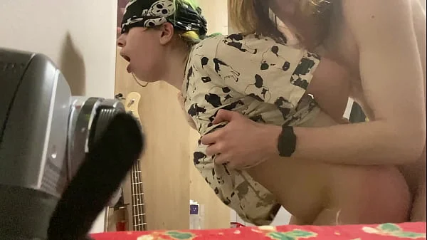 Моя любимая рабыня наслаждается моим хуем