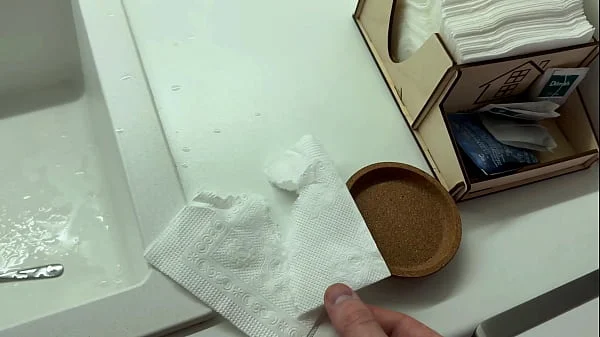 The young landlady in stockings hasn't had sex in a long time. I have to fuck her or give her the money.