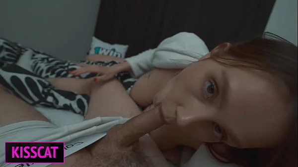 Taboo Fantasy Turns Real? Step mom Helps Step son in Share Bed with Hand, but Fills Pussy with Cum