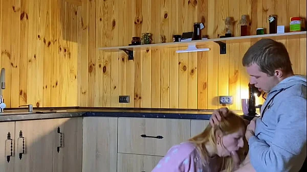 AMATEUR CHEATING WIFE: Husband's best friend came to visit and cummed in wife's pussy