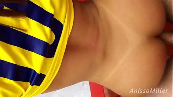 sexy latina fucks her trainer on the soccer field - anissamiller