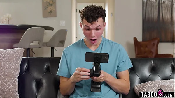 Huge boobs MILF stepmom Richelle Ryan caught her perv stepson