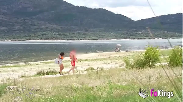 VOYEUR, I'm going to the beach and I have one intention: TO FUCK!!! I'm Luna Black X and you're going to get fucked - FAKings