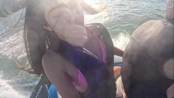 Loucuras no Jet Ski no mar do Guarujá - SP