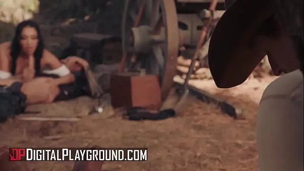 DIGITALPLAYGROUND - Vicki Chase Gets Slutty As She Takes A Cowgirl Ride On Cowboy Scott Nails