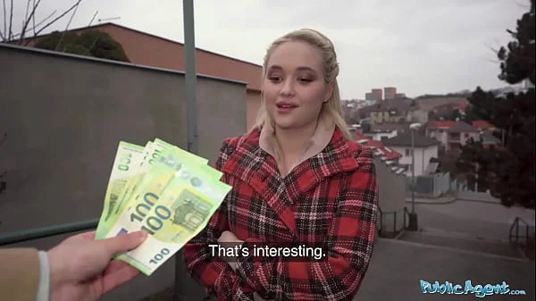 Public Agent - she was so young and cute I thought she was A.I