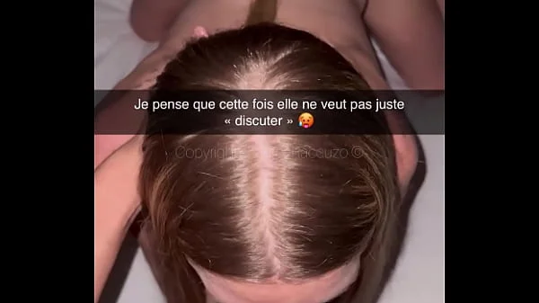 Cheat Snap Française - Petite blonde trompe son mec avec son meilleur pote!!