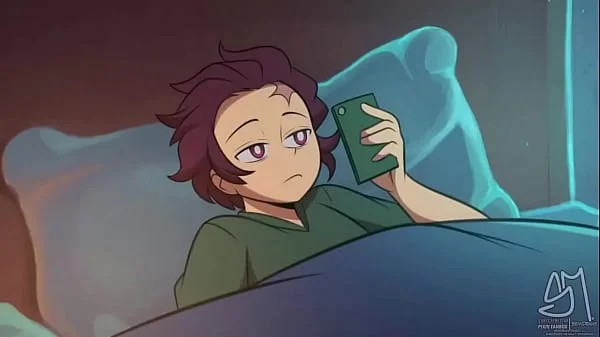 Tanjiro foi fudido pela nezuko - anal slayer