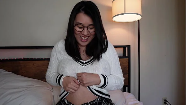 Shy Nerdy Asian Girlfriend Tofu Is a Secret Nympho