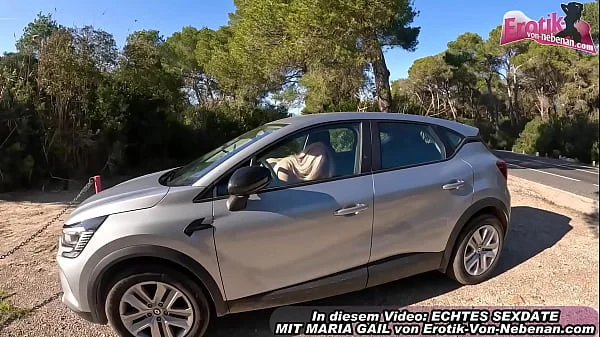 Deutsche Amateur Teen wird outdoor gefickt vom fremden Mann