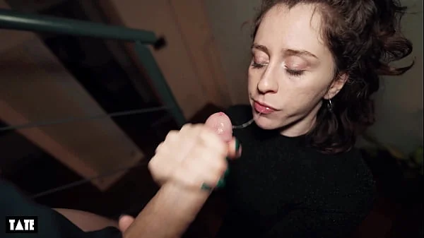 Next Door Girl Swallows Every Drop