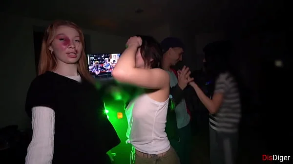 Real Party Amateur Teens Host Orgy - Hard Fast Fuck Cum in Mouth